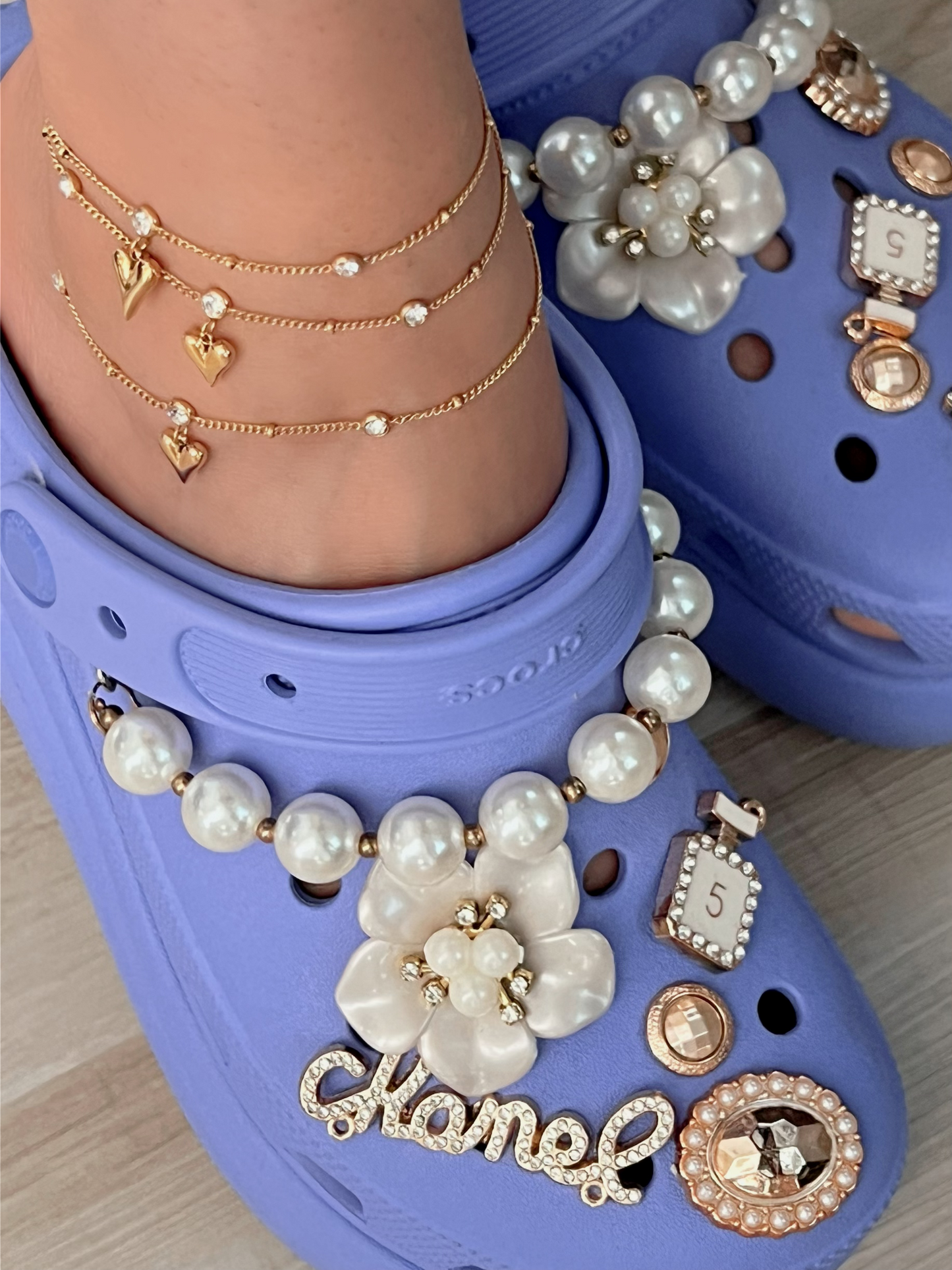 Diamond Heart Anklet