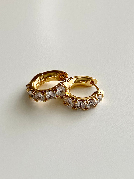 Diana Diamond Mini Hoops